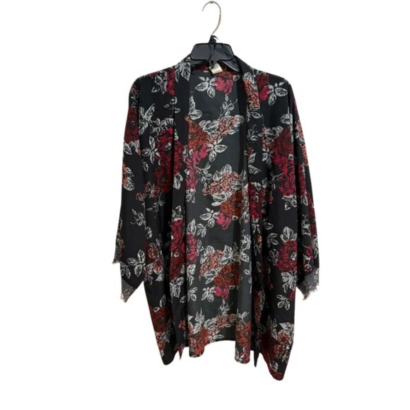 Papna Lounge Floral Robe & Shorts Set XL - Picture 4 of 5